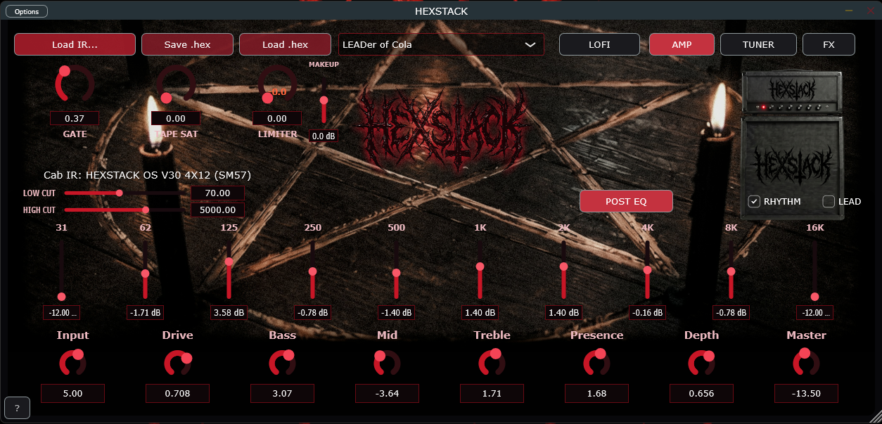 HEXSTACK - Amp View