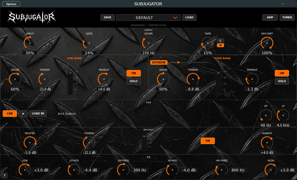SUBJUGATOR plugin UI